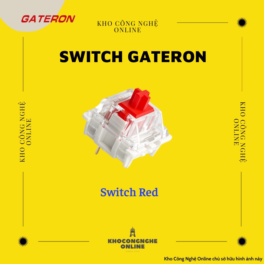 Gateron switch cho bàn phím cơ Blue Switch/Red Switch/Brown Switch