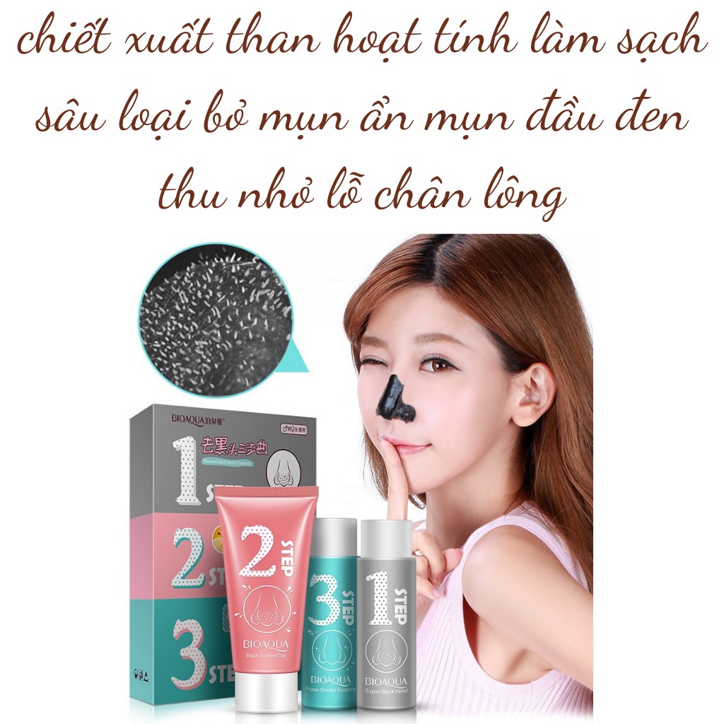 Gel lột mụn đầu đen cám làm sạch sâu lỗ chân lông BIOAQUA nội địa trung