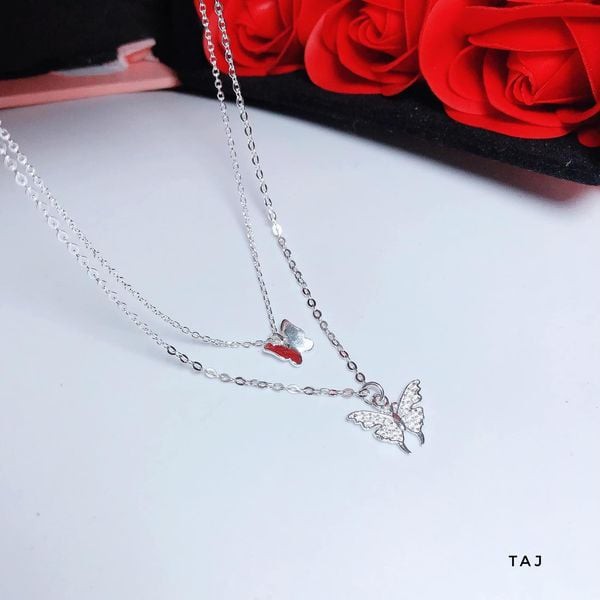 Dây chuyền bạc s925 cao cấp - Dây chuyền bướm xinh xắn - Dây chuyền bibi silver cam kết hàng chuẩn, ảnh chụp thật