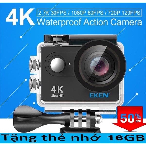 Camera Hành Trình Chính Hãng Eken H9R 4K Ultra HD Wifi Siêu Nét, Camera Hành Trình Đi Phượt Chất Lượng Cao