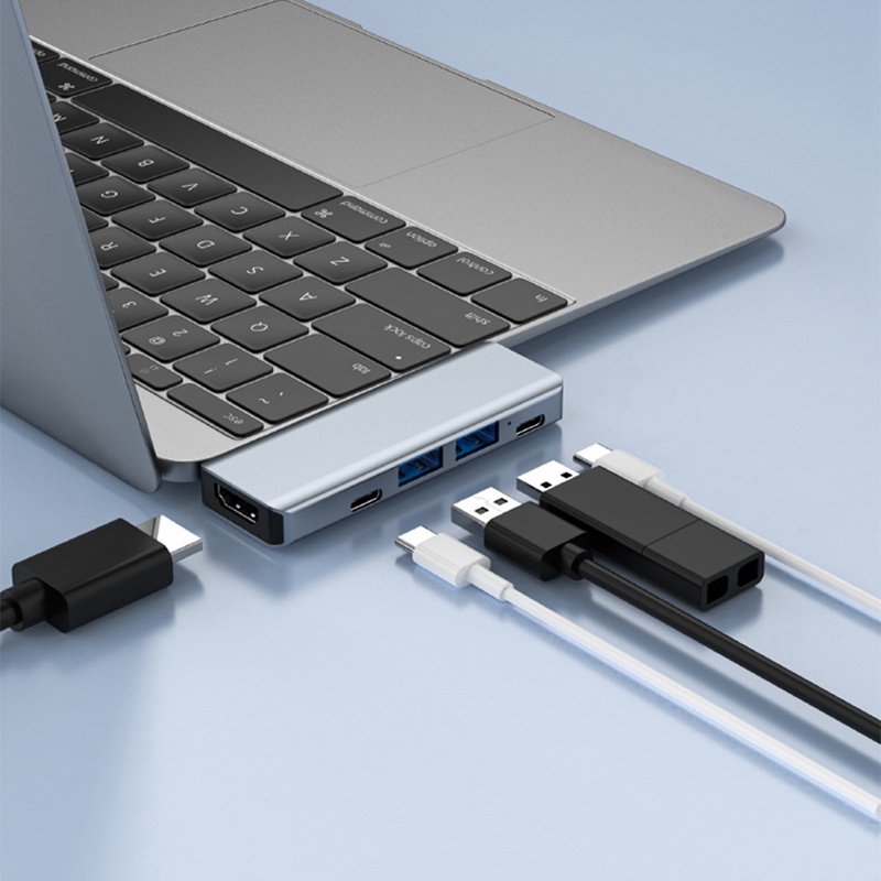 Hub Chuyển Đổi USB Type C Sang HDMI MST 4K USB C Cho Macbook Pro Air Apple