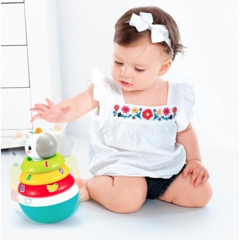 Đồ chơi lật đật thả vòng thương hiệu PEEK A BOO