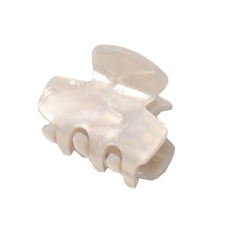 Kẹp tóc càng cua mini bằng acrylic màu trơn thời trang cho nữ