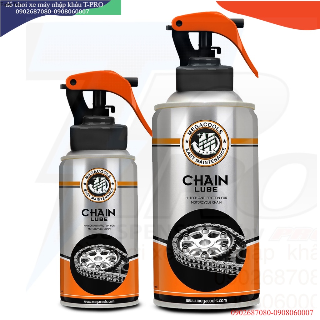 CHAI XỊT DƯỠNG SÊN 300ml-Megacools - Chain Lube