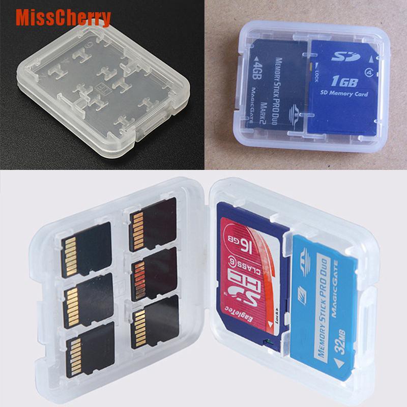 Hộp Đựng Thẻ Nhớ Micro Sd Tf Sdhc Mspd 8 Ngăn