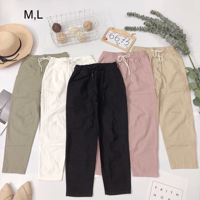 (nganthanh5662) Quần baggy trơn