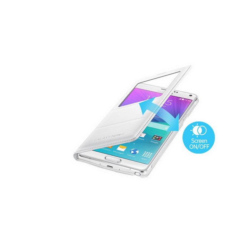 BAO DA SAMSUNG GALAXY NOTE 4 S VIEW FLIP COVER PADDING CHÍNH HÃNG MÀU HỒNG (N910) | BigBuy360 - bigbuy360.vn