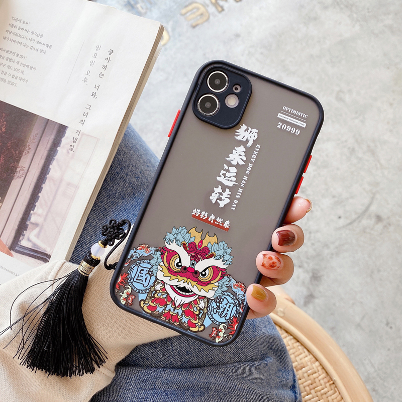 Ốp Điện Thoại Họa Tiết Thắt Nút Phong Cách Trung Hoa Cho Iphone 11 Pro Max 6 6s 7 8 Plus Xr X Xs Max | BigBuy360 - bigbuy360.vn