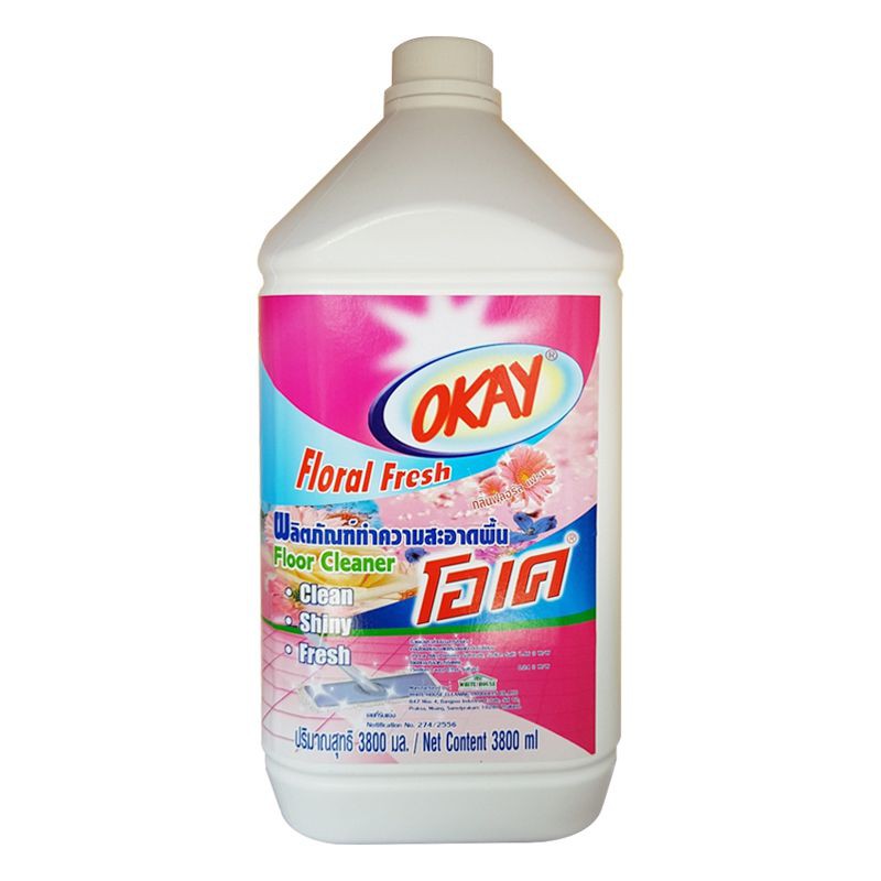 Nước Lau Sàn Okay Thái Lan 3800ml - 1 can lau sàn Okay Chính Hãng