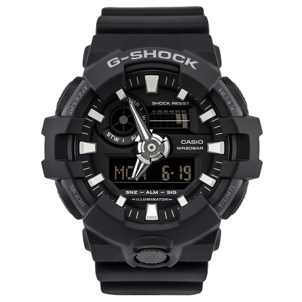 Đồng hồ nam dây nhựa Casio G-Shock chính hãng Anh Khuê GA-700-1BDR