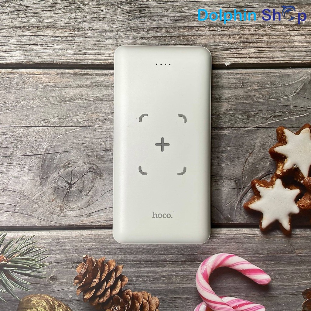 [Có Clip] Sạc Dự Phòng Không Dây Hoco J50 10000mAh - Hàng Chính Hãng BH 1 Năm