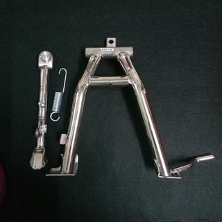 Bộ chống đứng + chống nghiêng inox 304 cho xe dream cao
