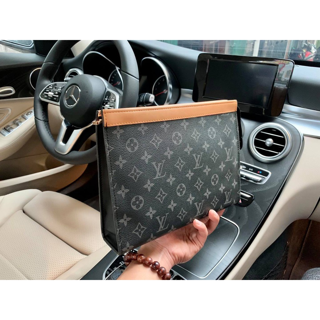 👝HIGH FASHION👝 Ví ví cầm tay, ví clutch siêu cấp, kẹp nách thời trang FULLBOX KT SG