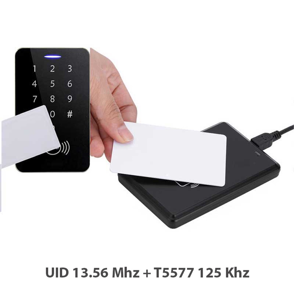 Thẻ từ RFID tần số kép 13.56 Mhz & 125 Khz sao chép copy trên cả 2 chip