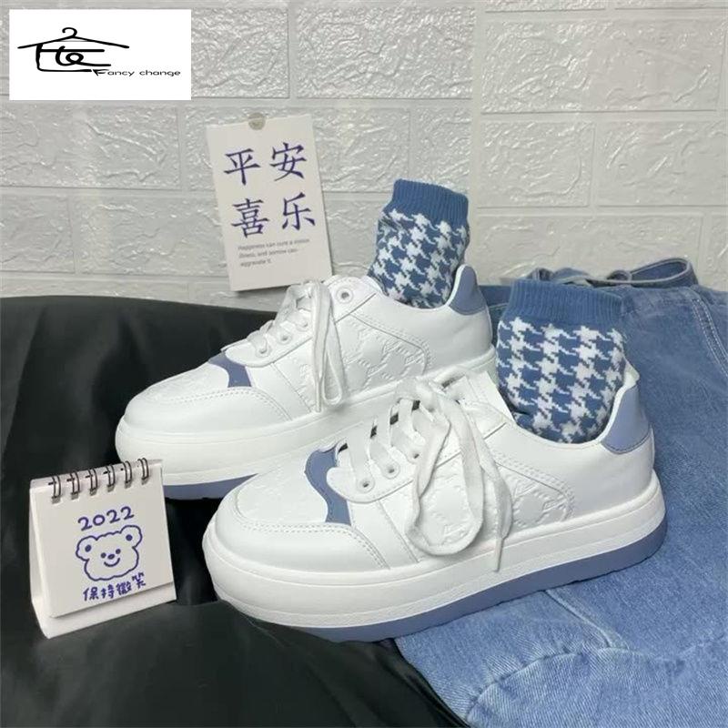 Giày Mũi Tròn Thiết Kế Dễ Thương Thời Trang Xuân Thu Cho Nữ 2022