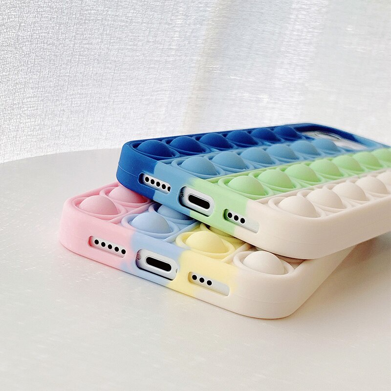 Ốp Điện Thoại Silicon Mềm Hình Đồ Chơi Giảm Căng Thẳng Cho for iphone 12 Mini 11 Pro X Xr Xs Max 7 8 Plus Se 2020