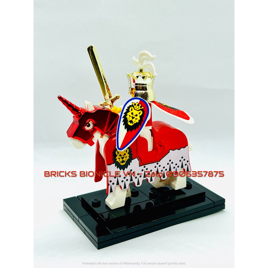 LEGO MINIFIGURES - ĐỒ CHƠI XẾP HÌNH LEGO NHÂN VẬT - CASTLE SYSTEM ROYAL KNIGHT - NHÀ VUA HOÀNG GIA