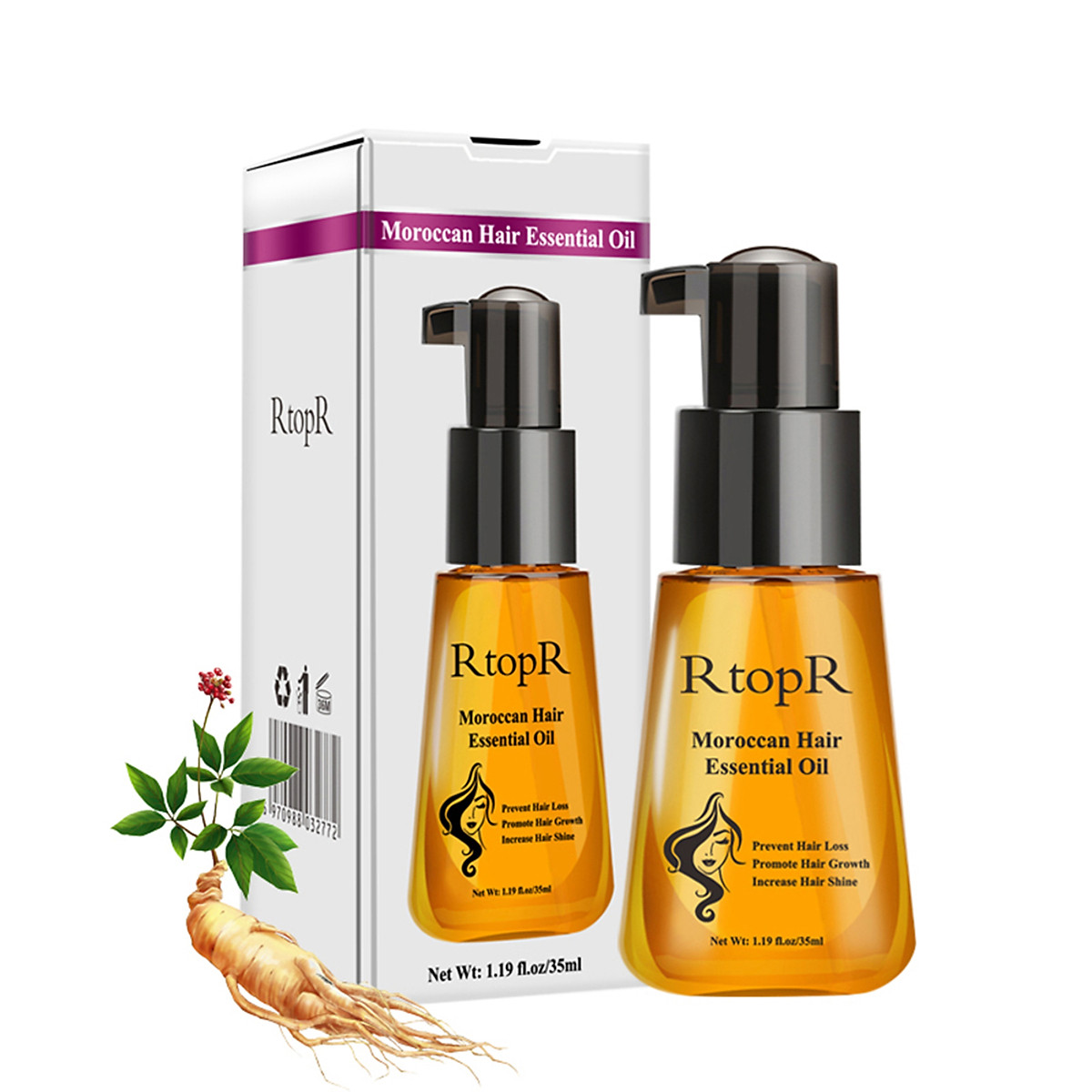 [Hàng Mới về] RtopR Tinh Dầu Dưỡng Tóc Lớn Tinh Chất Moroccan Oil Ngăn Ngừa Rụng Tóc Chăm Sóc Tối Ưu Cho Mái Tóc 35ml | BigBuy360 - bigbuy360.vn