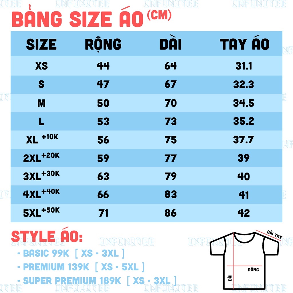Áo thun INFINITEE Lni0025, Thun 100% Cotton - form rộng Unisex.