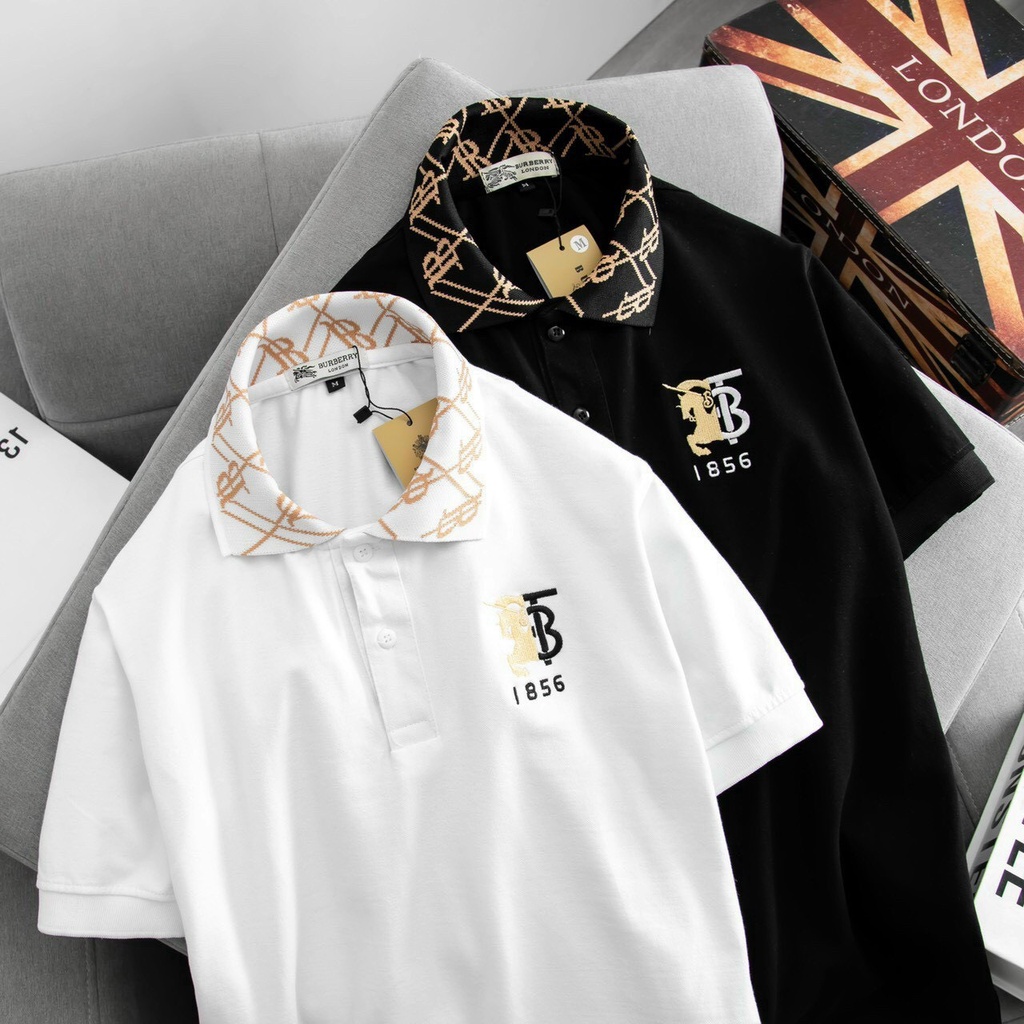 Áo thun nam POLO tay ngắn vải cotton thêu Logo BBR 1856 co giãn,form đẹp,mẫu mới,giá rẻ-PVT FASHION