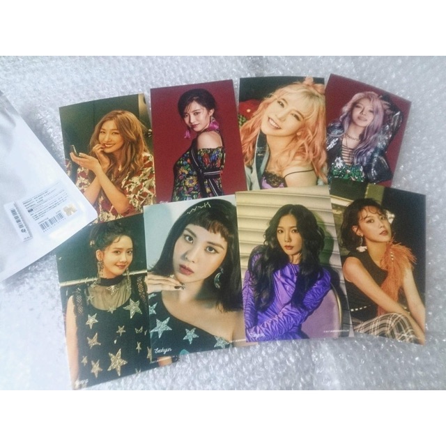 Official photocard Yoona và Sooyoung trong photo set 4x6 Holiday Night SM SUM Coex