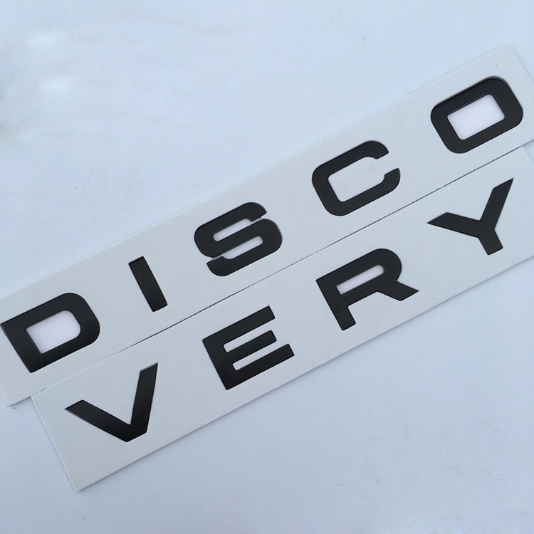 Bộ Tem Chữ Nổi 3D DISCOVERY 3 Màu Sang Trọng Trang Trí Xe Hơi Ô Tô CARZONE.TOP