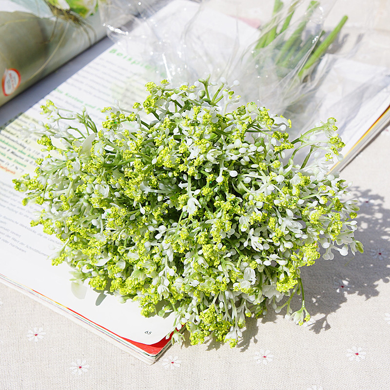 Bó Hoa Gypsophila / Gypsophila Giả Bằng Nhựa 16 Cành Dùng Trang Trí