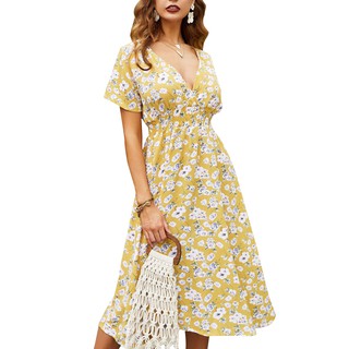 ☆➔❤Váy chống nắng ngắn đi biển Boho mùa hè dành cho nữ