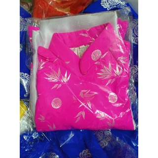 Áo dài gấm thái tuấn cho bé (áo, quần)