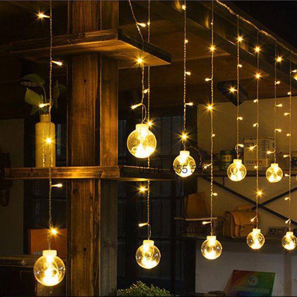 ĐÈN CHỚP NHÁY TRANG TRÍ MÀNH CẦU 12 BÓNG LỚN 8 KIỂU NHÁY TÙY CHỈNH