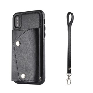 Ốp điện thoại Iphone kiêm ví da thật