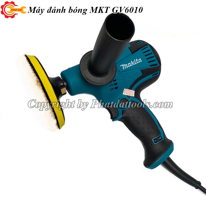 Máy đánh bóng GV6010 dùng để đánh móng bề mặt với công suất 600w 6 cấp độ đường kính 150mm