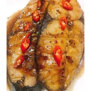 Cá thu cắt khoanh khay 1kg 3 khoanh  <Giao hỏa tốc HCM>