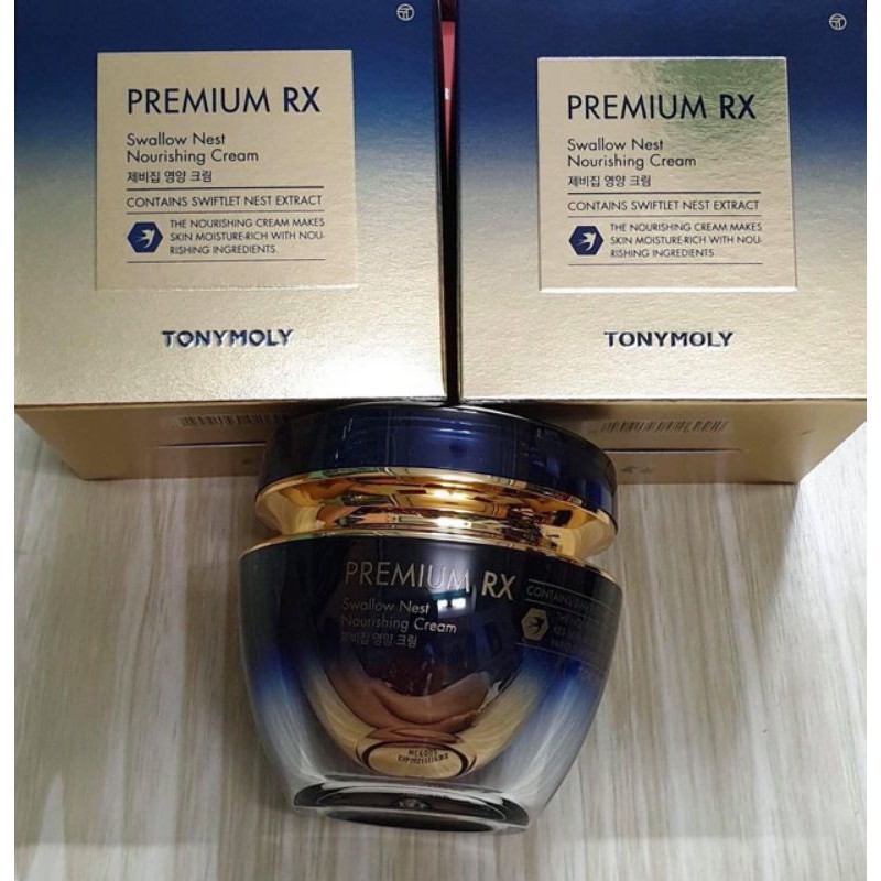 Kem Tổ Yến chống lão hoá Tonymoly Premium RX Swallow Nest Nourishing Cream 45ml