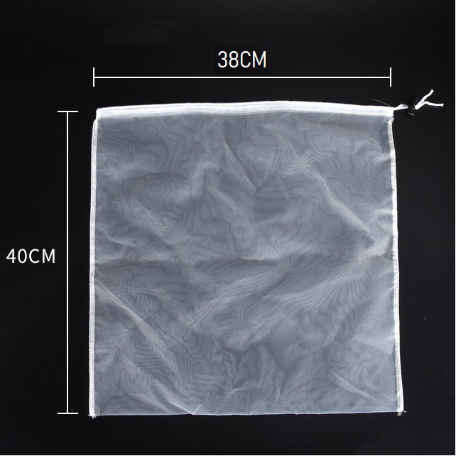 Túi lọc trà ủ trà ép hoa quả vải sợi cước 38x40cm