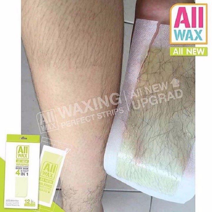 Wax lông dạng miếng All Wax All New Perfect Strips Body Wax 4 Step In 1