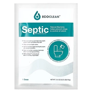 [CHÍNH HÃNG] Vi sinh thông tắc, khử mùi bồn cầu & bể phốt - EcoClean Septic/ Bio Fix Septic (USA)