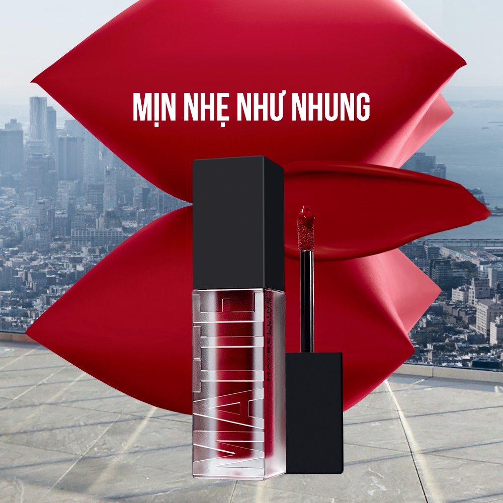 Son Kem Lì Maybelline New York Mịn Mượt Cushion Mattes 6.4ml