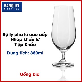 Bộ ly pha lê Bistro uống bia dung tích 380ml (BIS380)