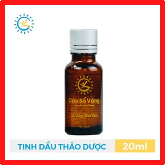Tinh Dầu Xông – Tinh Dầu Thảo Dược Thiên Nhiên Cửa Sổ Vàng Giúp Thư Giãn, Giảm Mệt Mỏi, Kháng Khuẩn… Lọ 20ml