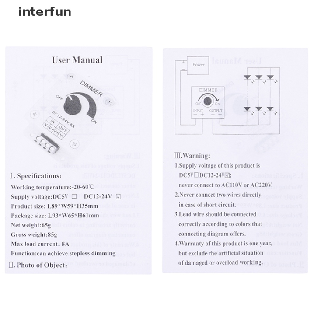 1 Công Tắc Đèn led Cảm Biến Ánh Sáng 12v-24v 8a