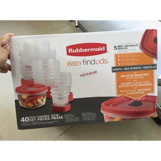 Hàng nội địa Mỹ  BỘ HỘP NHỰA RUBBERMAID nội địa Mỹ đủ size