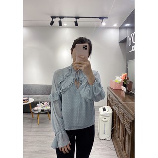 Sơ mi nữ voan bèo cực xinh