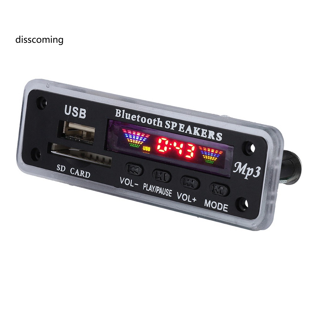 Bảng Mạch Giải Mã Bluetooth 5.0 MP3 FM Radio USB SD Thẻ SD Chuyên Dụng Cho Xe Hơi