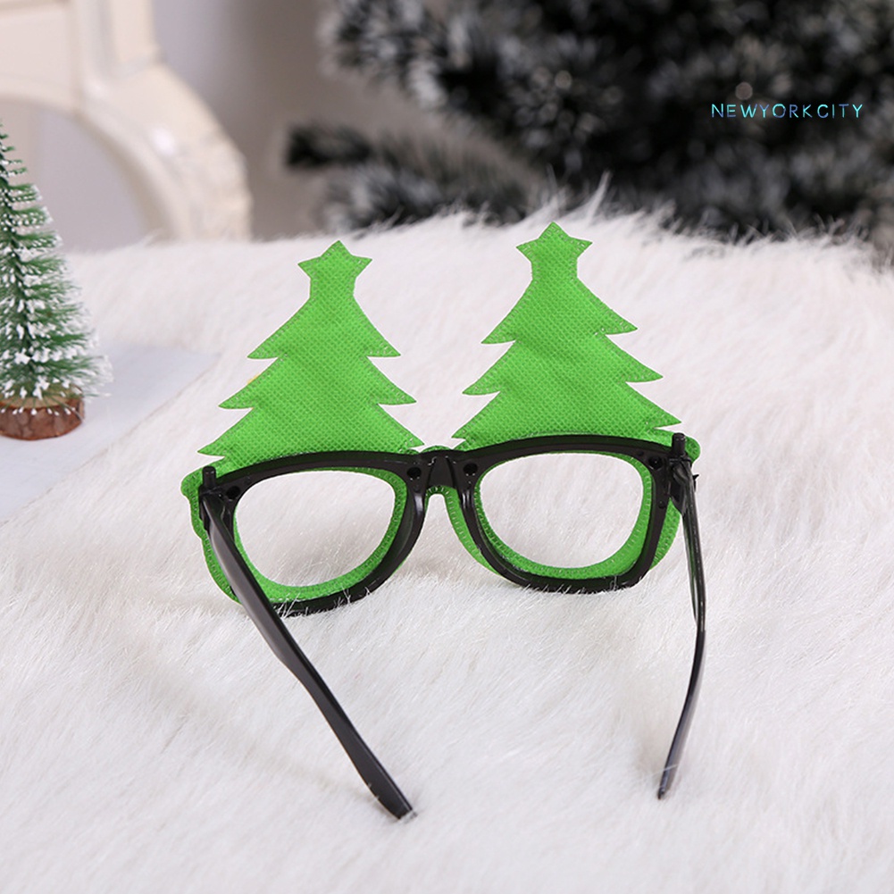 Gọng Kính Hình Nón Ông Già Noel Dễ Thương Trang Trí Cây Thông Giáng Sinh