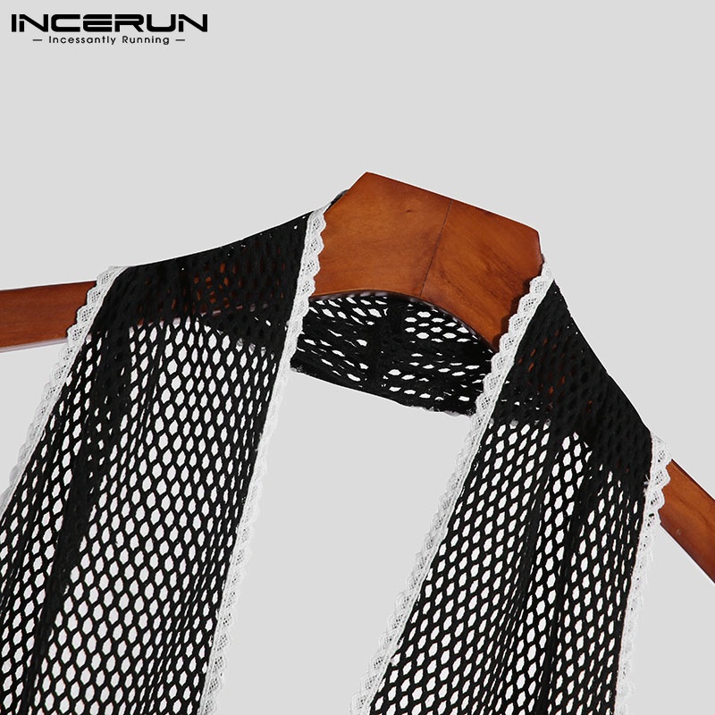 Áo ba lỗ INCERUN gợi cảm thời trang cho nam