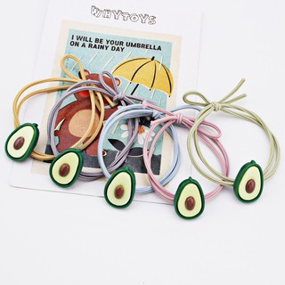 Dây cột tóc quả bơ nhiều màu sắc dễ thương