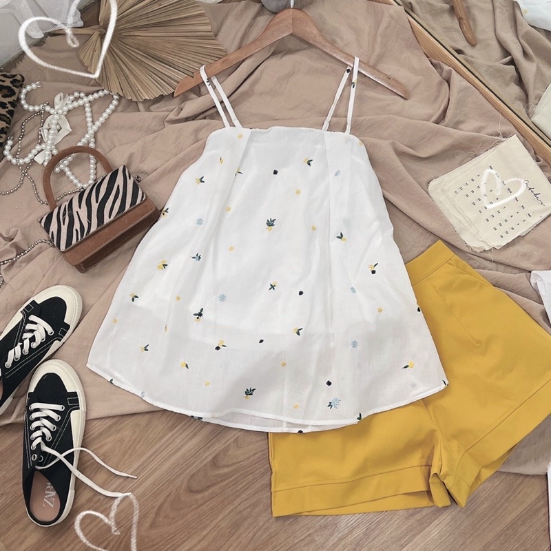 SET ÁO XÔ THÊU QUẦN SHORT