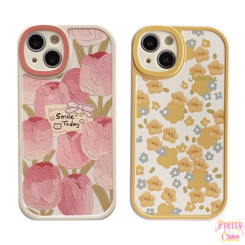 Ốp Điện Thoại Mềm Hình Hoa tulip Cho samsung galaxy a04 a03s a14 a13 a50s a51 a52s a53 a54 a22 a23 a24 a20s a70 a71 a72 a73 a30s A31A33A23A31A31A