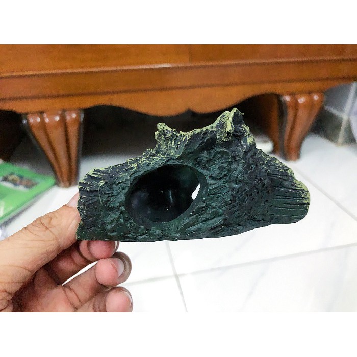 KHÚC CÂY LUẢ NHÂN TẠO TRANG TRÍ HỒ CÁ NON BỘ 11X8X6CM